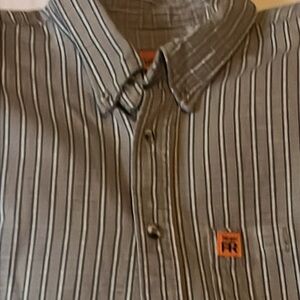 WRANGLER  RIGGS WORKWEAR FIRE RESISTANCE LONG  SLEEVE SHIRT SIZE MENS  XLT-TALL